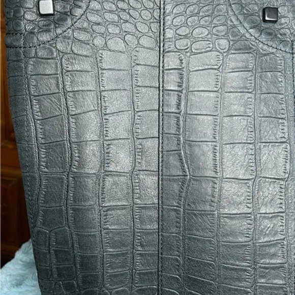 CELINE PHANTOM HANDBAG CROCODILE EMBOSSED LEATHER - Picture 8 of 15